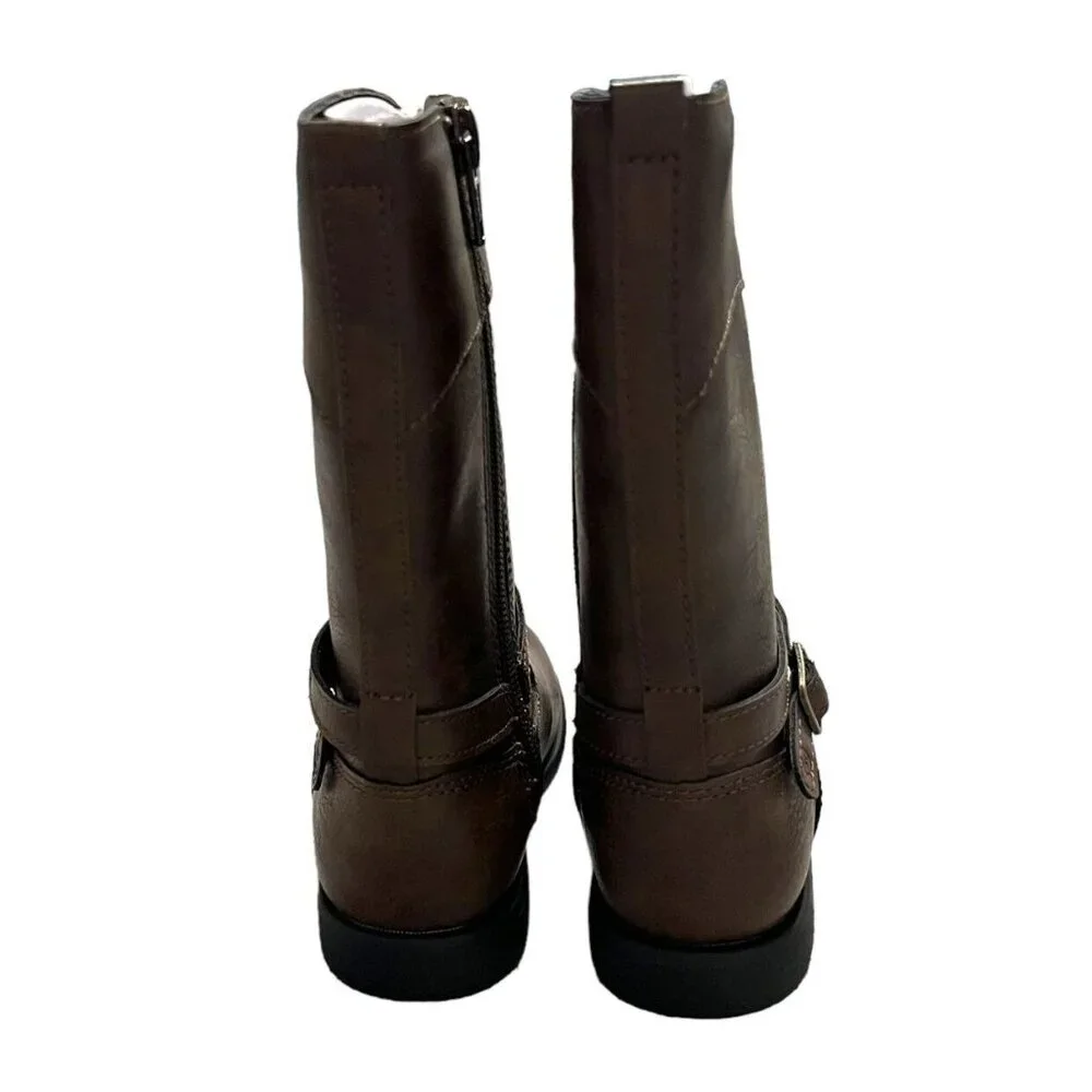 NEW Stride Rite 8.5W Chocolate Brown Juliette Boots